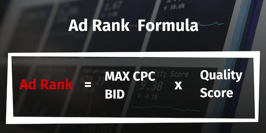 Higher ad rank formula for Google