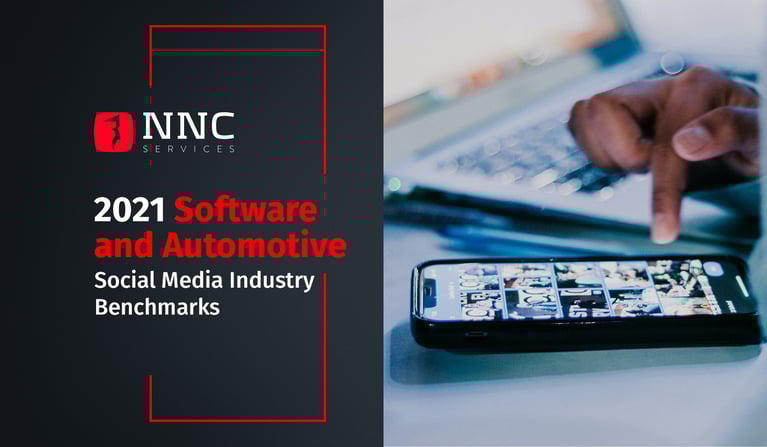 2021 software and automotive social media industry benchmarks