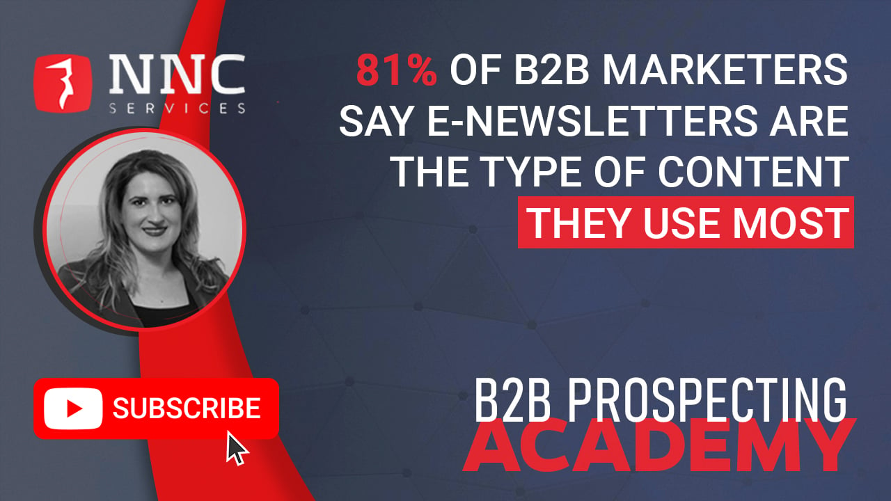 The most used type of content by B2B marketers